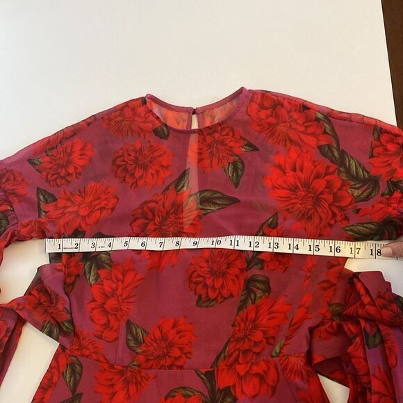Keepsake the Label Dhalia-Red Find You Mini Dress Size Small - Picture 15 of 16